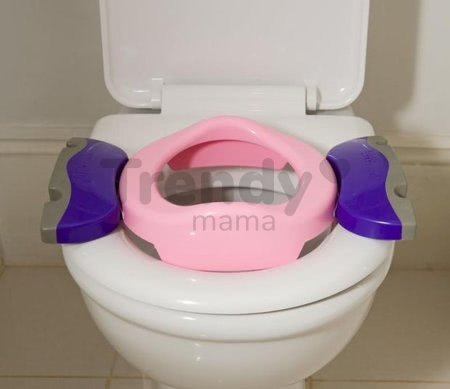 Cestovný nočník/redukcia na WC Potette Plus ružovo-fialový od 15 mesiacov