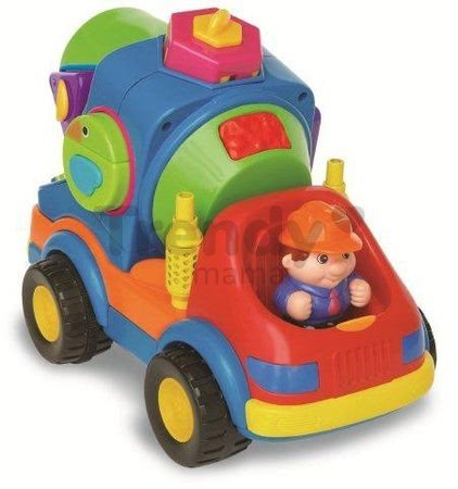 Domiešavač na cement Activity Kiddieland auto s miešačkou so zvukmi od 18 mes