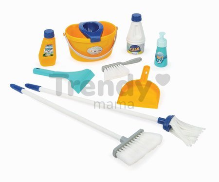 Upratovací vozík s vysávačom Cleaning Trolley Clean Home Écoiffier s 12 doplnkami