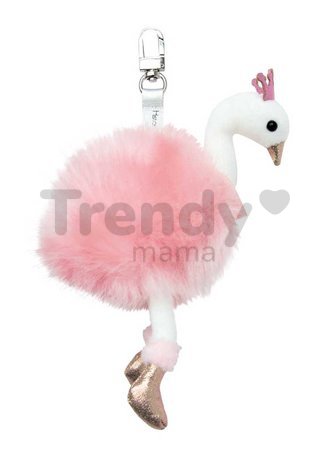 Plyšová labuť kľúčenka Pink Swan Key Ring Histoire d’ Ours ružová 12 cm od 24 mes