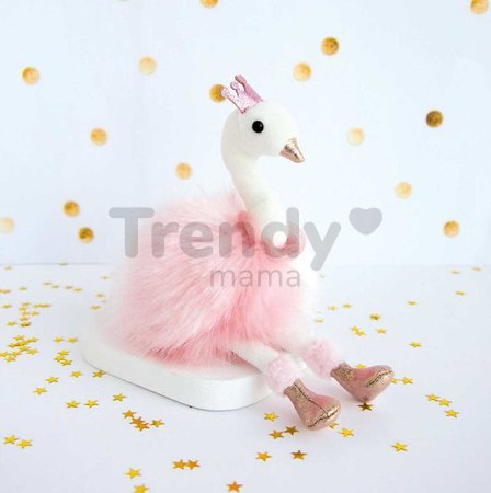 Plyšová labuť kľúčenka Pink Swan Key Ring Histoire d’ Ours ružová 12 cm od 24 mes