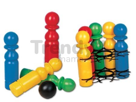 Veľké kolky Dohány s guľou (výška 37 cm) 9 dielov od 5 rokov