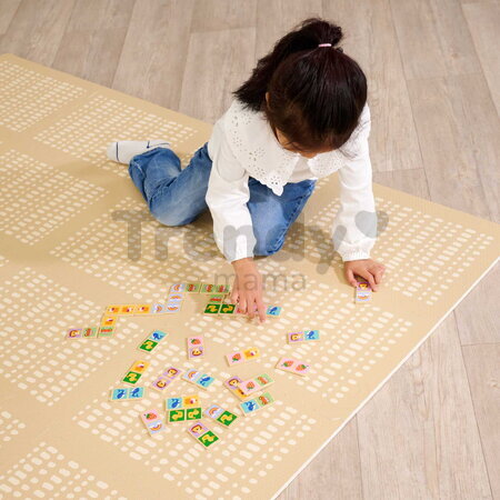 Drevené domino Zvieratká a objekty Games Eichhorn 28 dielikov