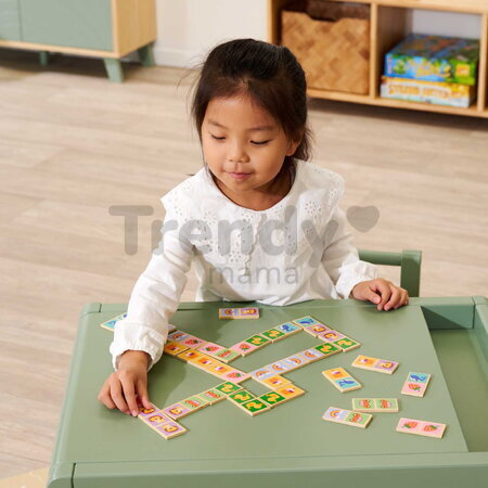 Drevené domino Zvieratká a objekty Games Eichhorn 28 dielikov