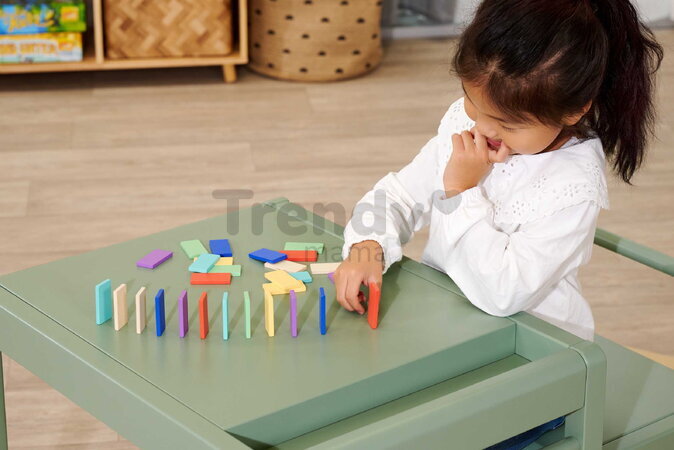 Drevená hra Domino Ralley Eichhorn 28 farebných dielikov od 24 mes