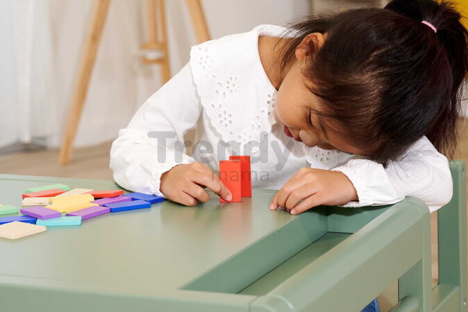 Drevená hra Domino Ralley Eichhorn 28 farebných dielikov od 24 mes