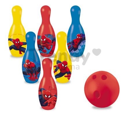 Kolky Spiderman Mondo s loptou (výška 20 cm) 6 dielov