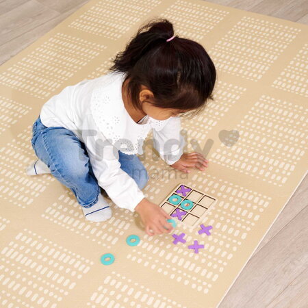 Drevená hra Piškvorky Tic Tac Toe Game Eichhorn 11 dielov