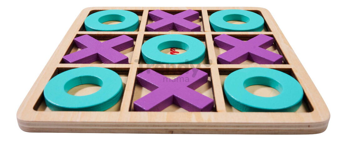 Drevená hra Piškvorky Tic Tac Toe Game Eichhorn 11 dielov