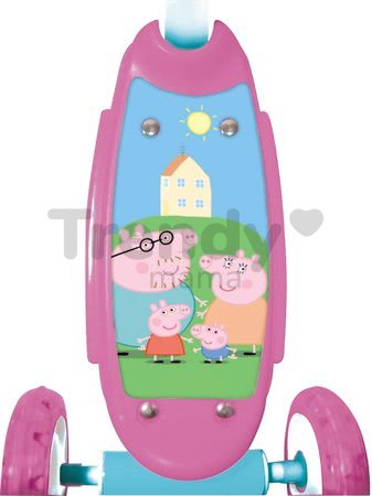 Trojkolesová kolobežka Prasiatko Peppa Pig Mondo s taškou