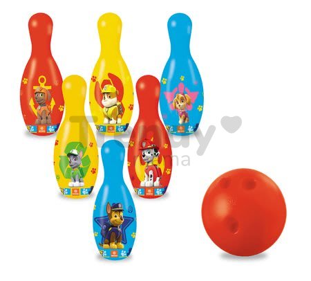 Kolky Paw Patrol Mondo s loptou (výška 20 cm) 6 dielov