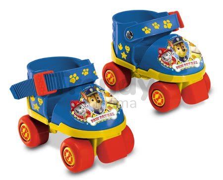 Korčule 4-kolieskové Paw Patrol Mondo s chráničmi na kolená a lakte veľkost 22-29