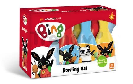 Kolky rozprávkové Bing Skittles Mondo 6 figúr (20 cm vysoké)