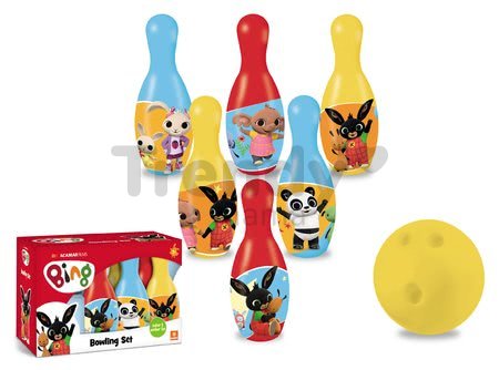Kolky rozprávkové Bing Skittles Mondo 6 figúr (20 cm vysoké)