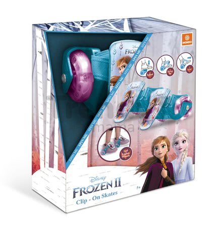 Klip na topánky s kolieskami a svetlom Frozen Mondo ložiská 608ZZ, PVC kolieska 68 mm priemer od 5 rokov