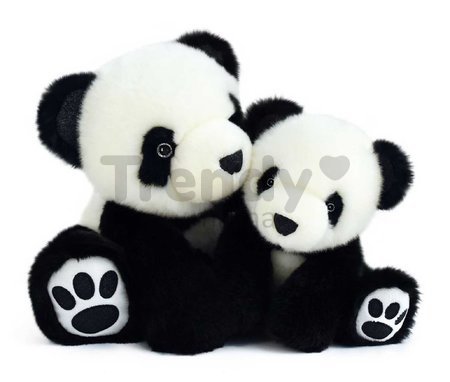 Plyšová panda So Chic Panda Histoire d’ Ours čierno-biela 17 cm od 0 mes