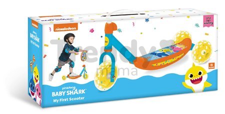 Kolobežka trojkolesová Baby Shark Mondo s taštičkou