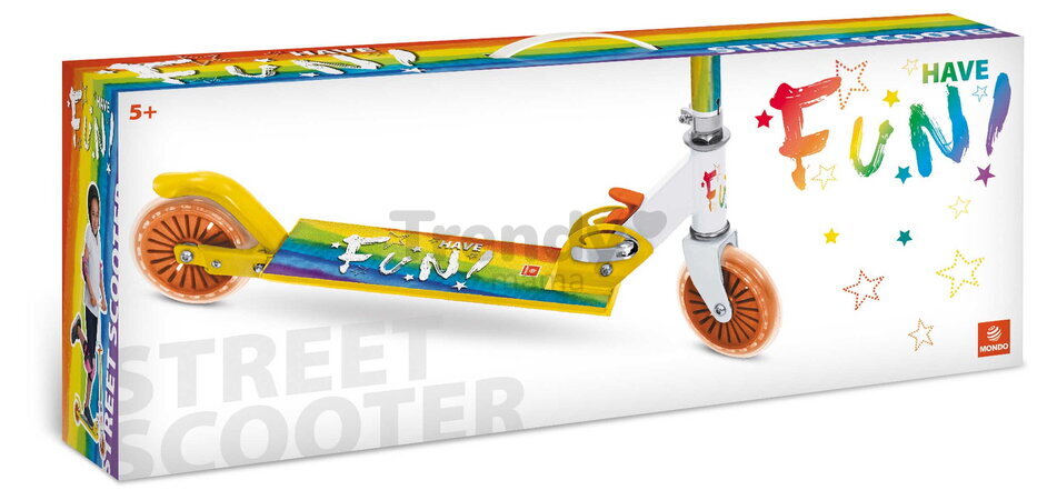 Kolobežka dvojkolesová Rainbow Mondo ABEC 5 od 5 rokov