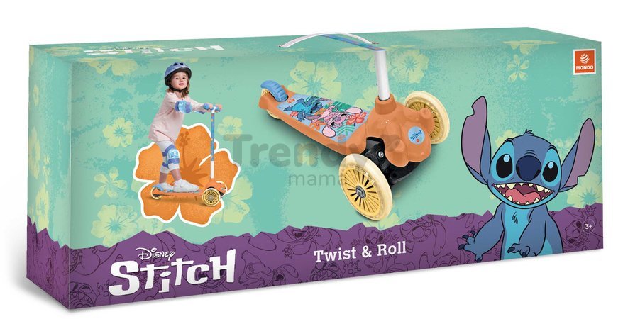 Kolobežka Stitch Twist & Roll Mondo otočná