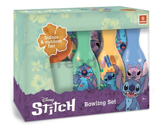 Kolky Stitch Skittle Set Mondo 6 figúr s výškou 19 cm a loptičkou