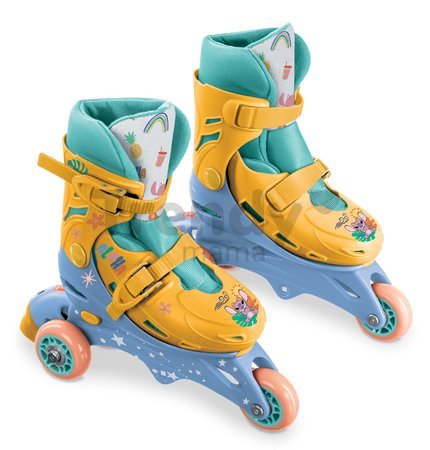 Kolieskové korčule Inline 3-kolieskové Stitch Mondo s dvojitou funkciou PVC kolieska 29-32 veľkosť od 6 rokov