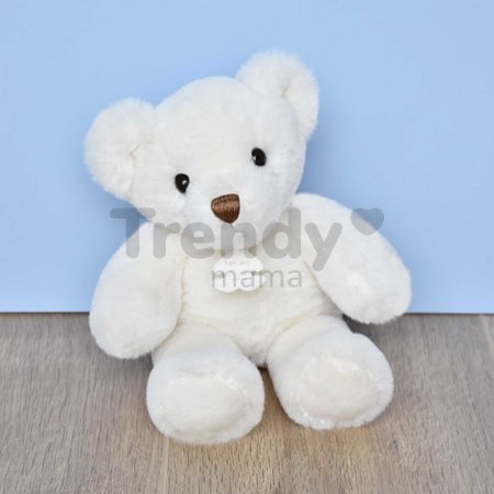 Plyšový medvedík Ours Titours White Histoire d’ Ours biely 27 cm od 0 mes