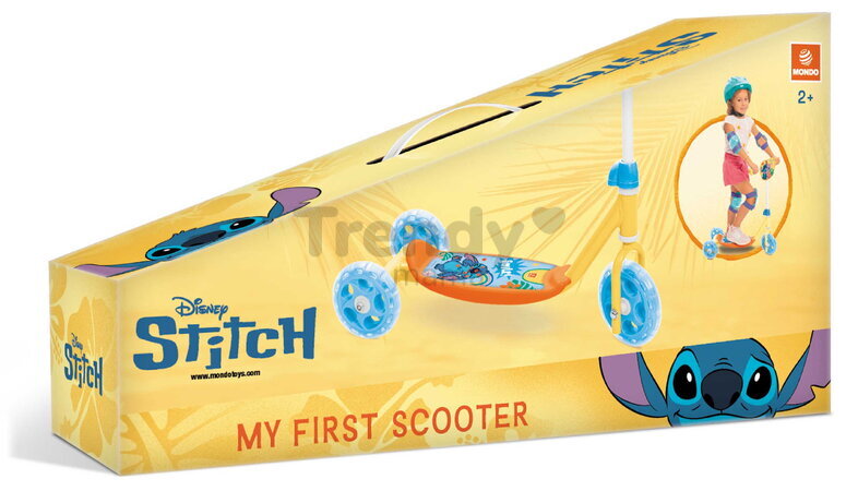 Kolobežka trojkolesová Stitch My First Scooter Mondo s emblémom od 24 mes