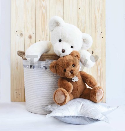 Plyšový medvedík Ours Titours White Histoire d’ Ours biely 50 cm od 0 mes