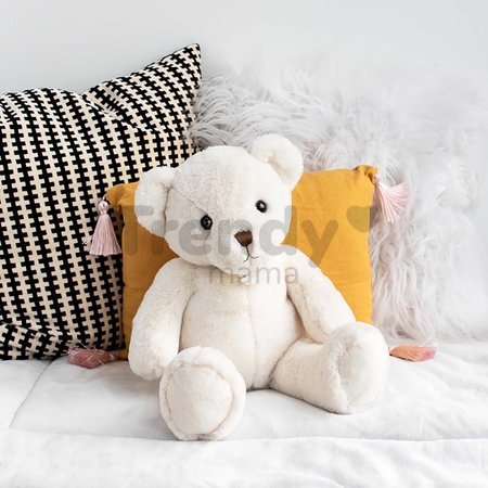 Plyšový medvedík Ours Titours White Histoire d’ Ours biely 50 cm od 0 mes