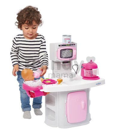 Kuchynské štúdio pre bábiku The Baby's Kitchen Écoiffier s varením a jedálenským kútikom od 18 mes