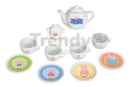 Peppa Pig porcelánový čajový set Smoby 12 kusový