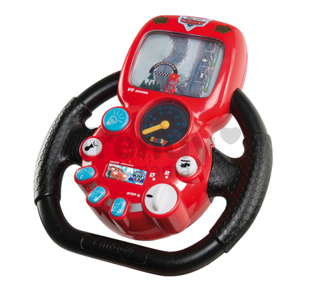 Elektronický trenažér V8 Cars Ice Driver Smoby so zvukom a svetlom