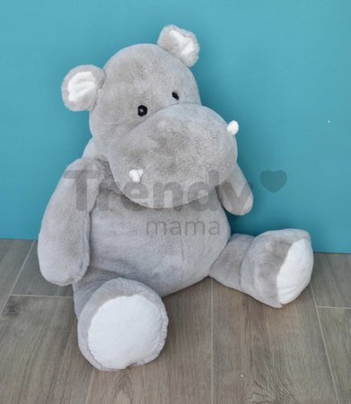 Plyšový hrošík Hippo Histoire d’ Ours sivý 48 cm od 0 mes