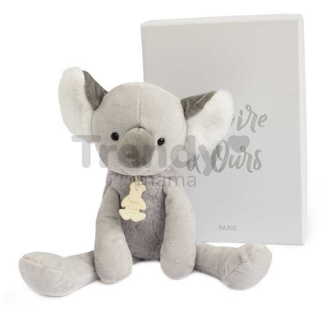Plyšová koala Sweety Chou Histoire d’ Ours v darčekovom balení sivá 30 cm od 0 mes