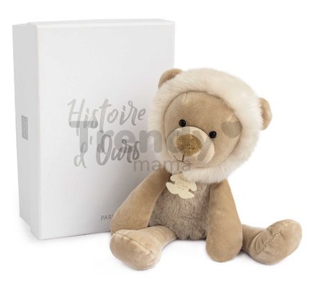 Plyšový lev Lion Sweety Chou Histoire d’ Ours v darčekovom balení hnedý 30 cm od 0 mes