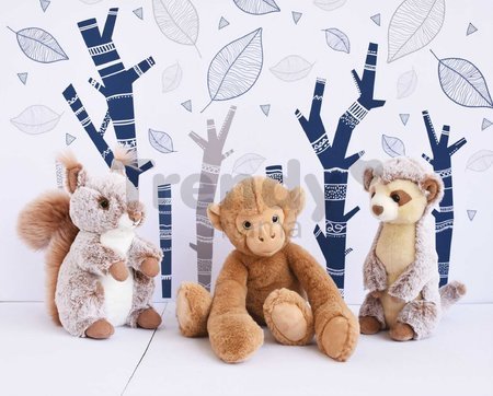 Plyšová opička Monkey Histoire d’ Ours hnedá 35 cm od 0 mes