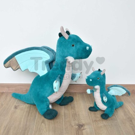Plyšový dráčik Grégoire Dragon Histoire d’ Ours modrý 40 cm od 0 mes