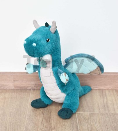 Plyšový dráčik Grégoire Dragon Histoire d’ Ours modrý 40 cm od 0 mes
