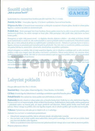 Spoločenská hra Učiť sa hrou Pirát a Labyrint Dohány od 6 rokov