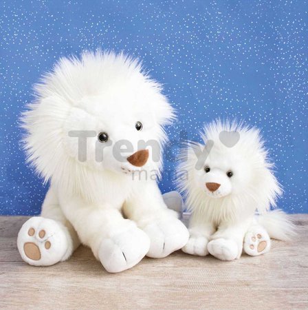 Plyšový snežný lev Snow Lion Histoire d’ Ours biely 28 cm od 0 mes