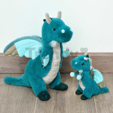 Plyšový dráčik kľúčenka Grégoire Dragon Histoire d’ Ours modrý 15 cm od 0 mes