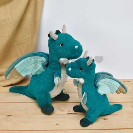 Plyšový dráčik Grégoire Dragon Histoire d’ Ours modrý 40 cm od 0 mes