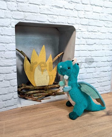Plyšový dráčik Grégoire Dragon Histoire d’ Ours modrý 30 cm od 0 mes