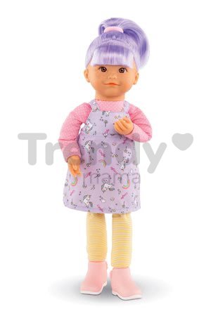 Bábika Iris Rainbow Dolls Corolle s hodvábnymi vlasmi a vanilkou fialová 38 cm od 3 rokov