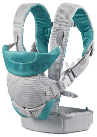 Nosič pre dieťa Flip 4v1 Light & Airy Convertible Carrier Infantino 4 spôsoby nosenia sivý od 3,6-14,5 kg od 0 mes