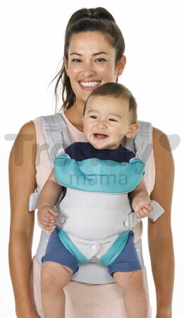 Nosič pre dieťa Flip 4v1 Light & Airy Convertible Carrier Infantino 4 spôsoby nosenia sivý od 3,6-14,5 kg od 0 mes