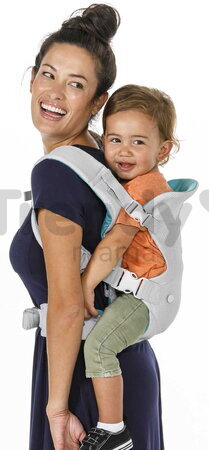 Nosič pre dieťa Flip 4v1 Light & Airy Convertible Carrier Infantino 4 spôsoby nosenia sivý od 3,6-14,5 kg od 0 mes