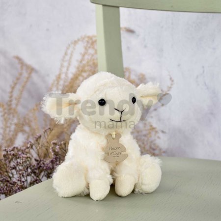 Plyšová ovečka Lamb Histoire d’ Ours biela 15 cm od 0 mes