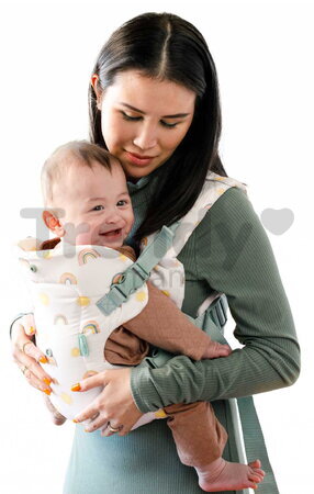 Nosič pre dieťa Flip 4v1 Convertible Carrier Rainbow Infantino 4 spôsoby nosenia so vzorom dúhy od 3,6-14,5 kg od 0 mes