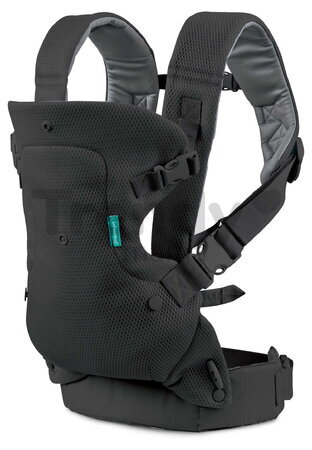 Nosič pre dieťa Flip 4v1 Light & Airy Convertible Carrier Dark Grey Infantino 4 spôsoby nosenia tmavosivý od 3,6-14,5 kg od 0 mes